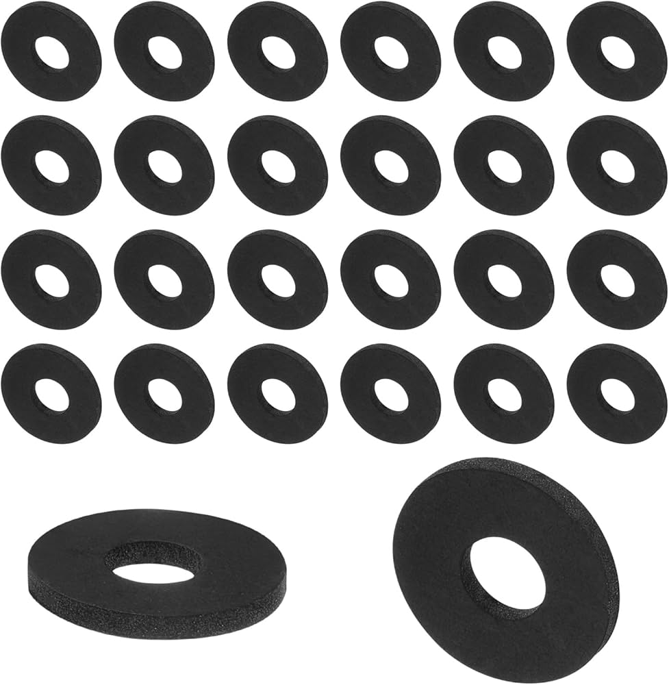 Amazon | uxcell 30個 ゴムスペーサー 外径14mm 内径5.3 mm 高さ1.5mm